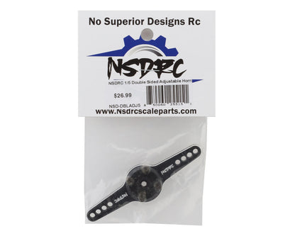 No Superior Designs RC Aluminum 1/5 Double Sided Adjustable Servo Horn