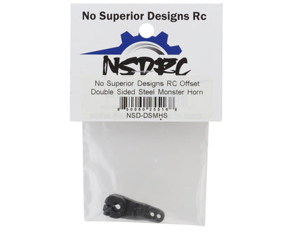 No Superior Designs RC Steel Offset Reversible Monster Servo Horn (25T)