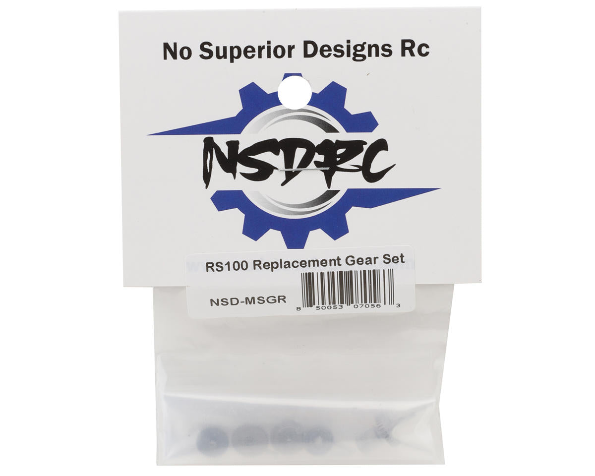 No Superior Designs RC RS100 Servo Gear Set