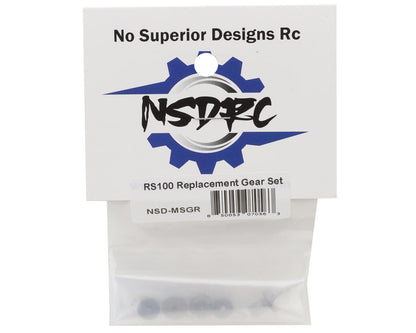 No Superior Designs RC RS100 Servo Gear Set