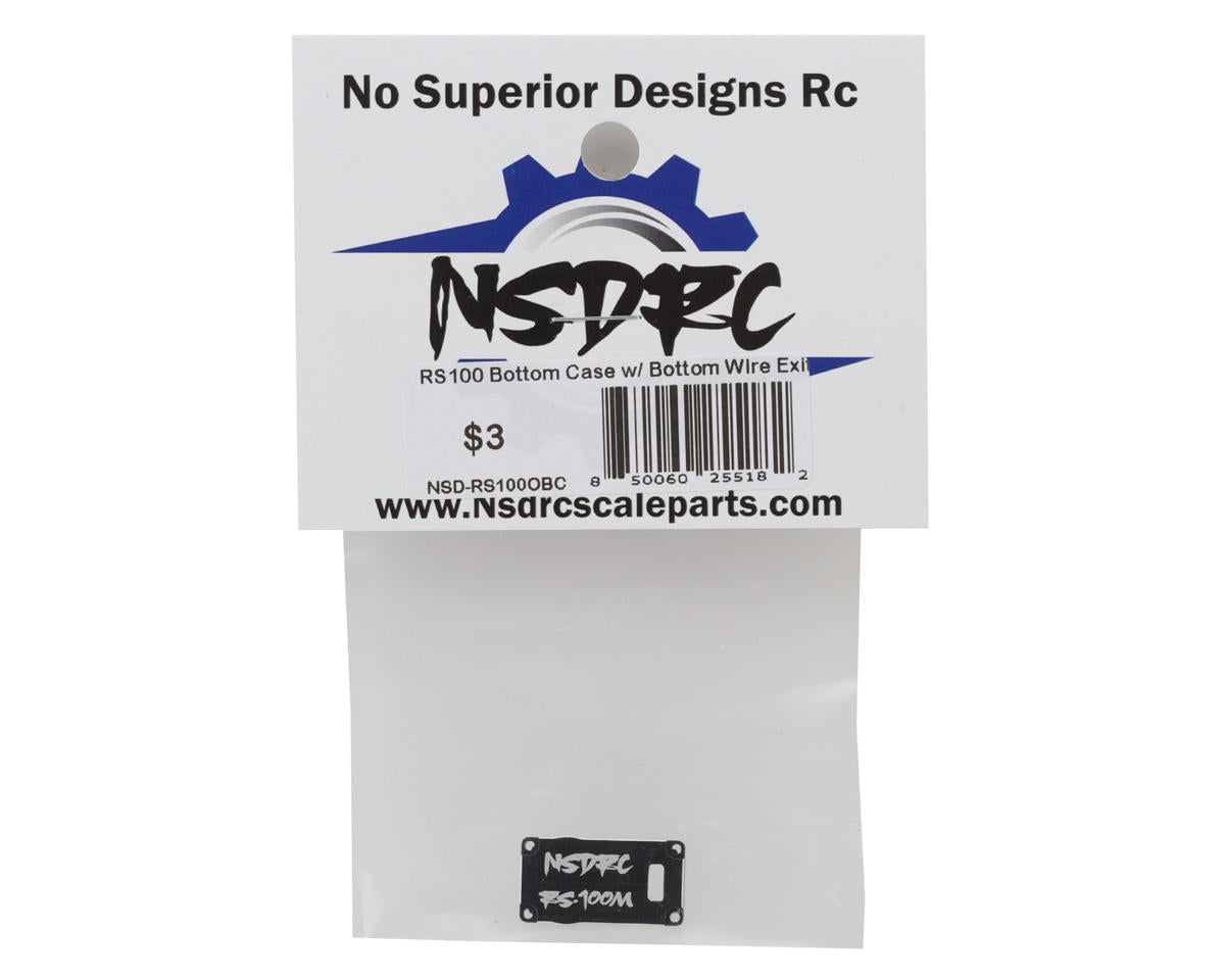 No Superior Designs RC RS100 Optional Bottom Case