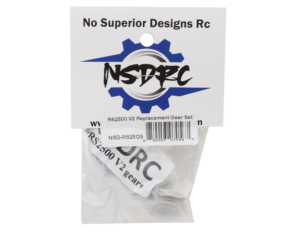 No Superior Designs RC RS2500 Servo Gear Set