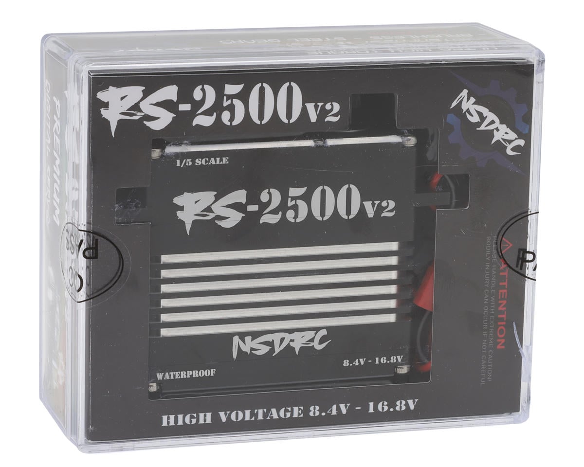 No Superior Designs RC RS2500 V2 1/5 Insane Torque Servo (High Voltage)