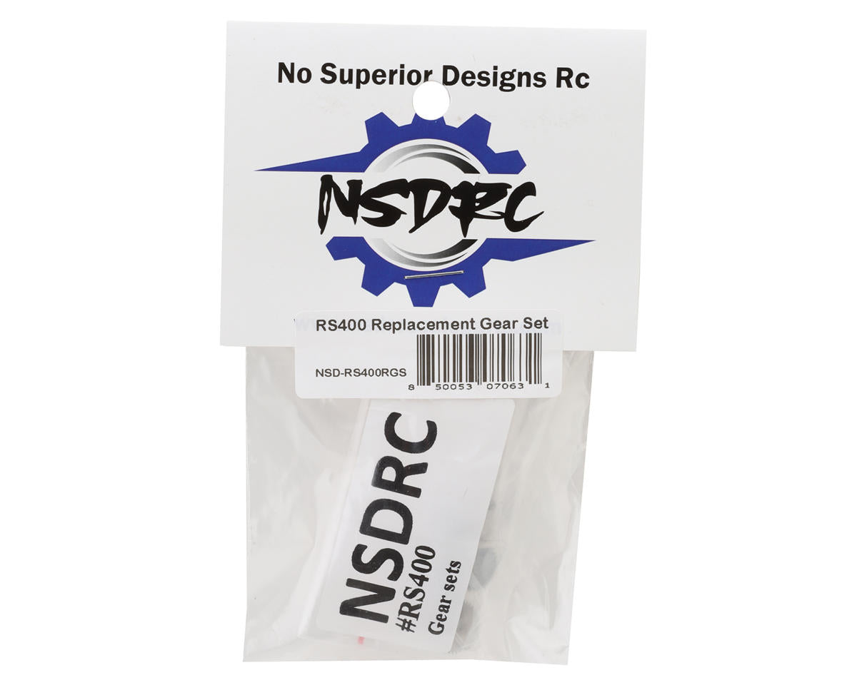 No Superior Designs RC RS400 Servo Gear Set