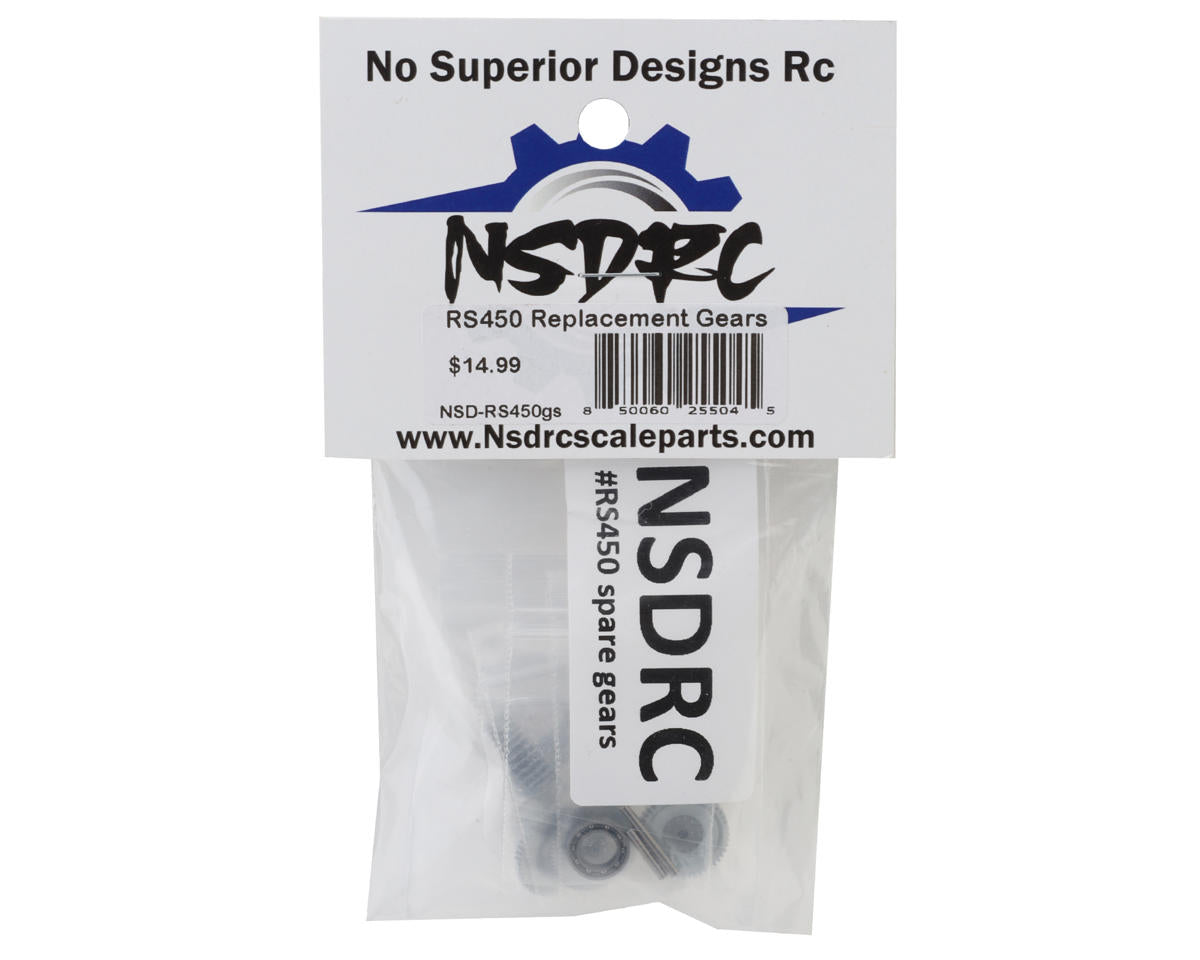 No Superior Designs RC RS450 Servo Gear Set