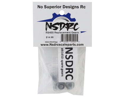 No Superior Designs RC RS450 Servo Gear Set