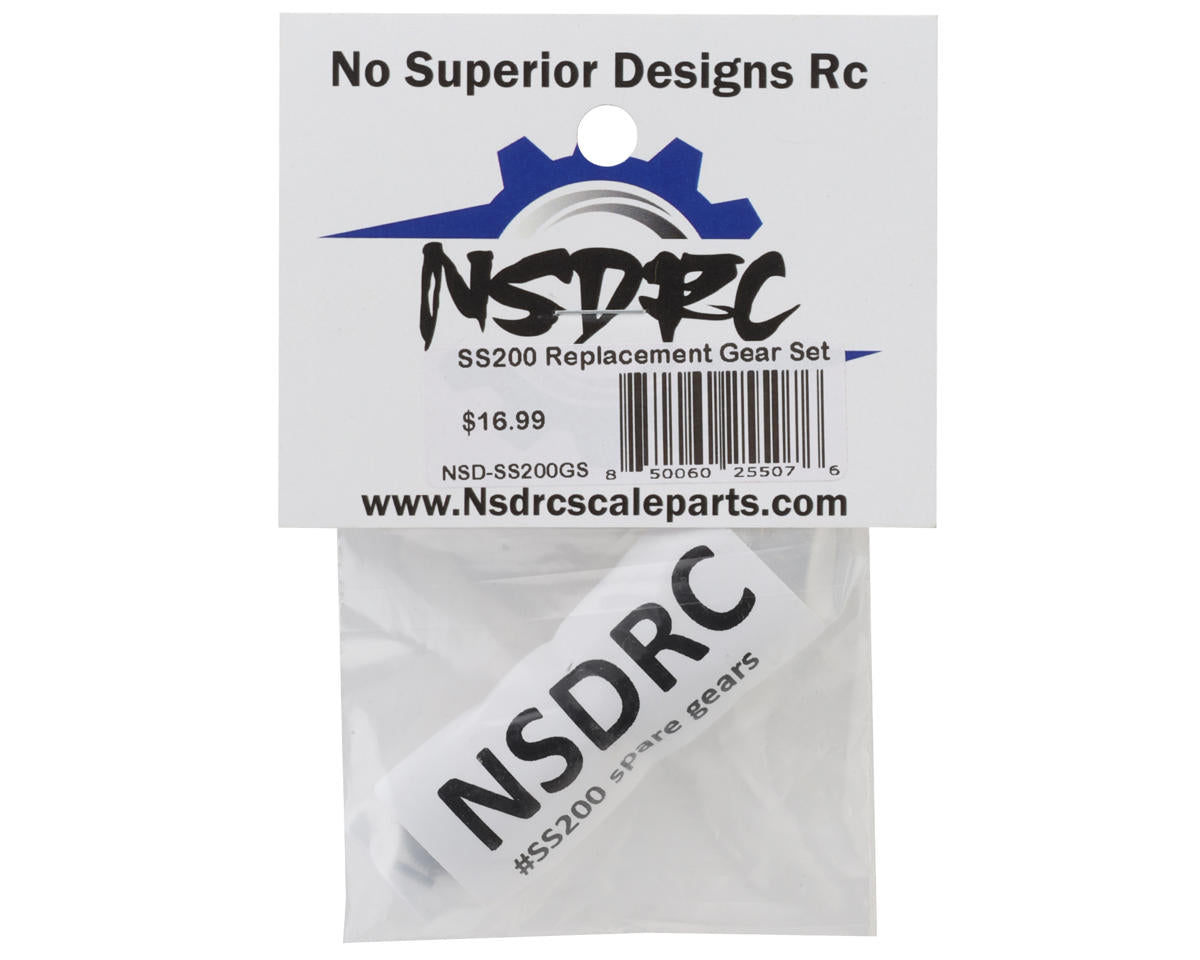 No Superior Designs RC SS200 Servo Gear Set