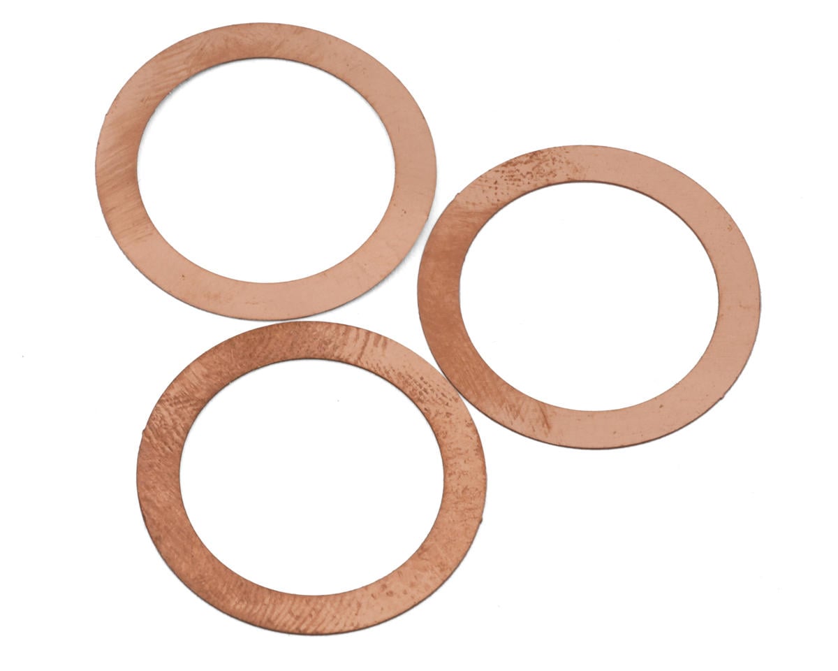 Nova Engines 17.05x22.5mm .24 Copper Head Gasket Shim Set (0.10/0.15/0.20mm)