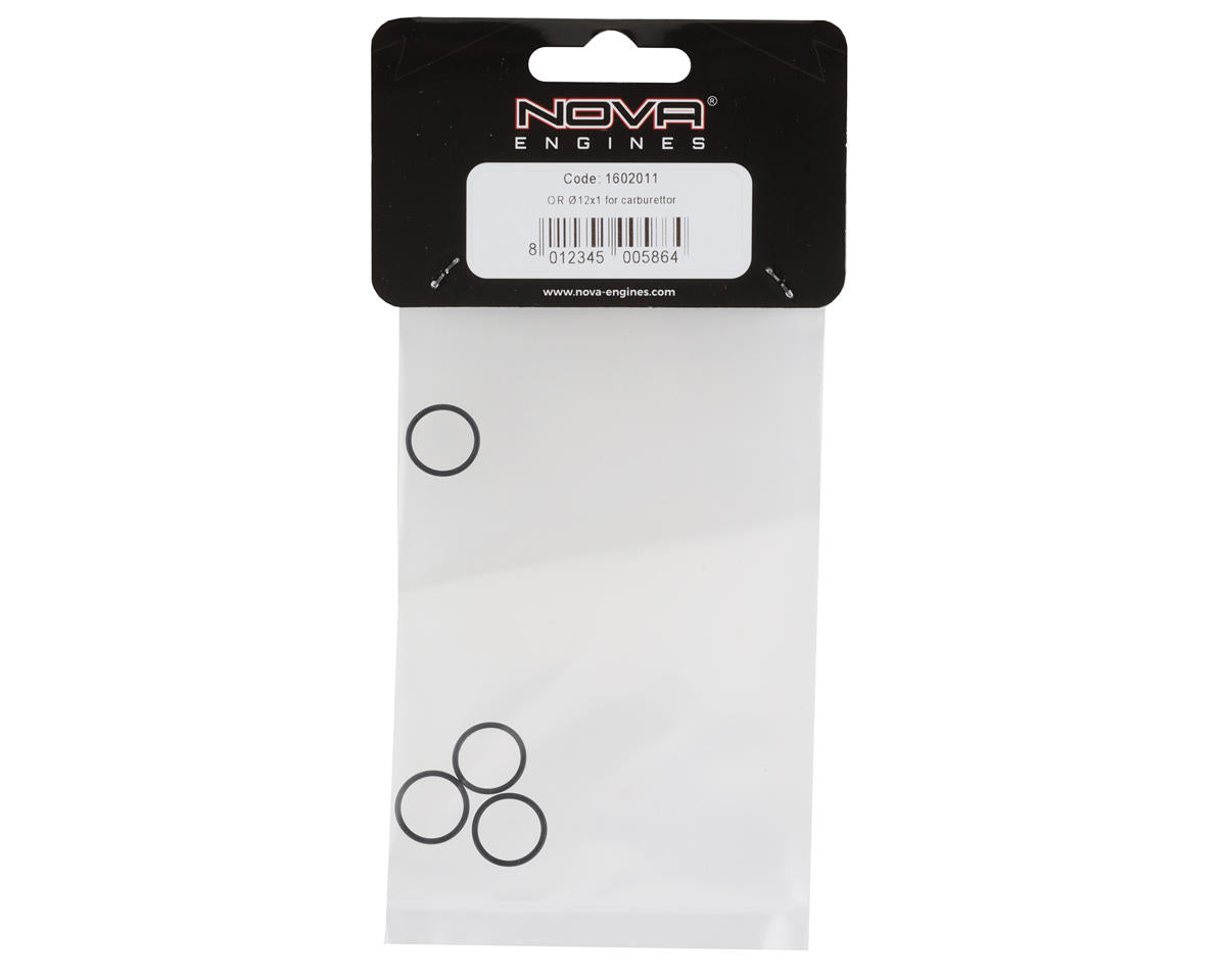 Nova Engines 12x1.2mm Carburetor O-Rings (4)