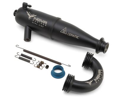 Nova Engines Kombo Black Ceramic Coated Tuned Off-Road Pipe w/Manifold