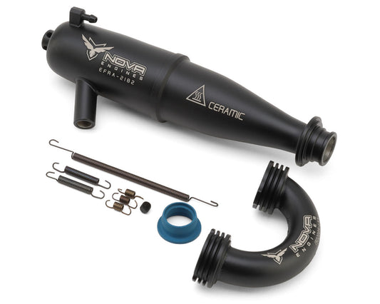 Nova Engines Kombo Black Ceramic Coated Tuned Off-Road Pipe w/Manifold