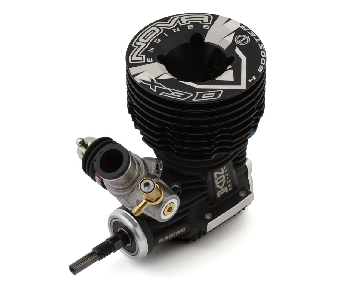 Nova Engines X3B V2 .21 (3.5cc) 3-Port Off-Road Nitro Engine (DLC Shaft)