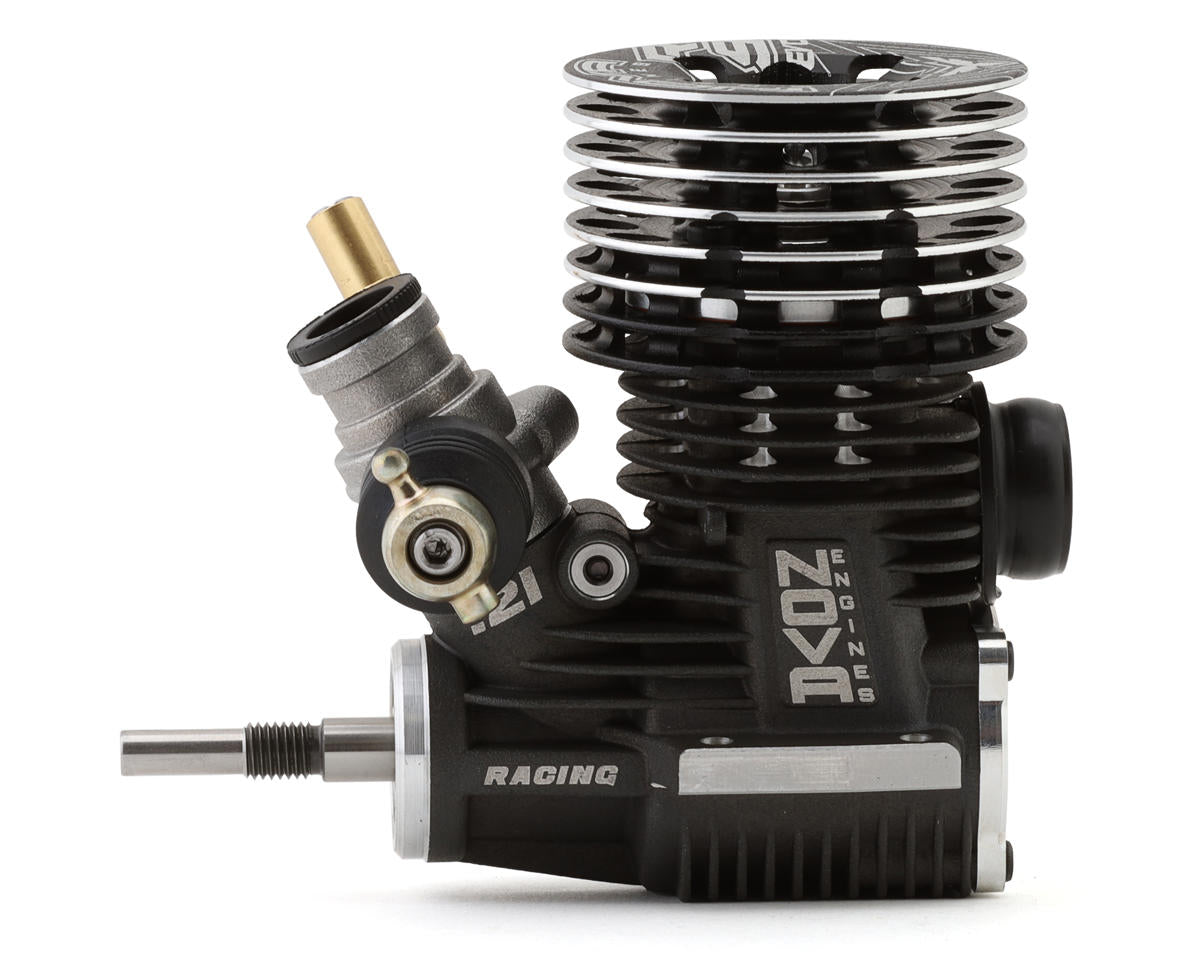 Nova Engines R9 EVO .21 (3.5cc) 9-Port Off-Road Nitro Engine (STD Shaft)
