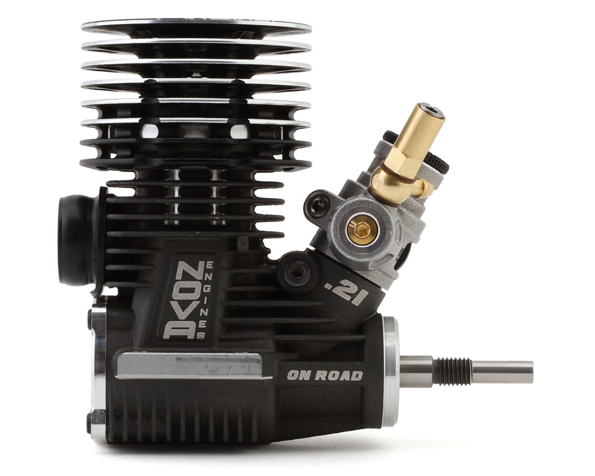 Nova Engines R9 EVO .21 (3.5cc) 9-Port Off-Road Nitro Engine (STD Shaft)