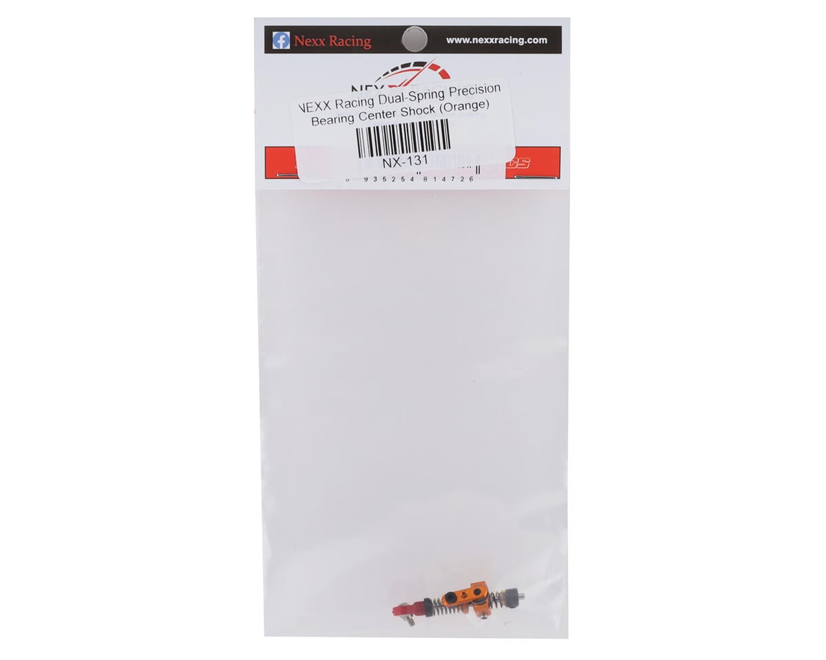NEXX Racing Dual-Spring Precision Bearing Center Shock (Orange)