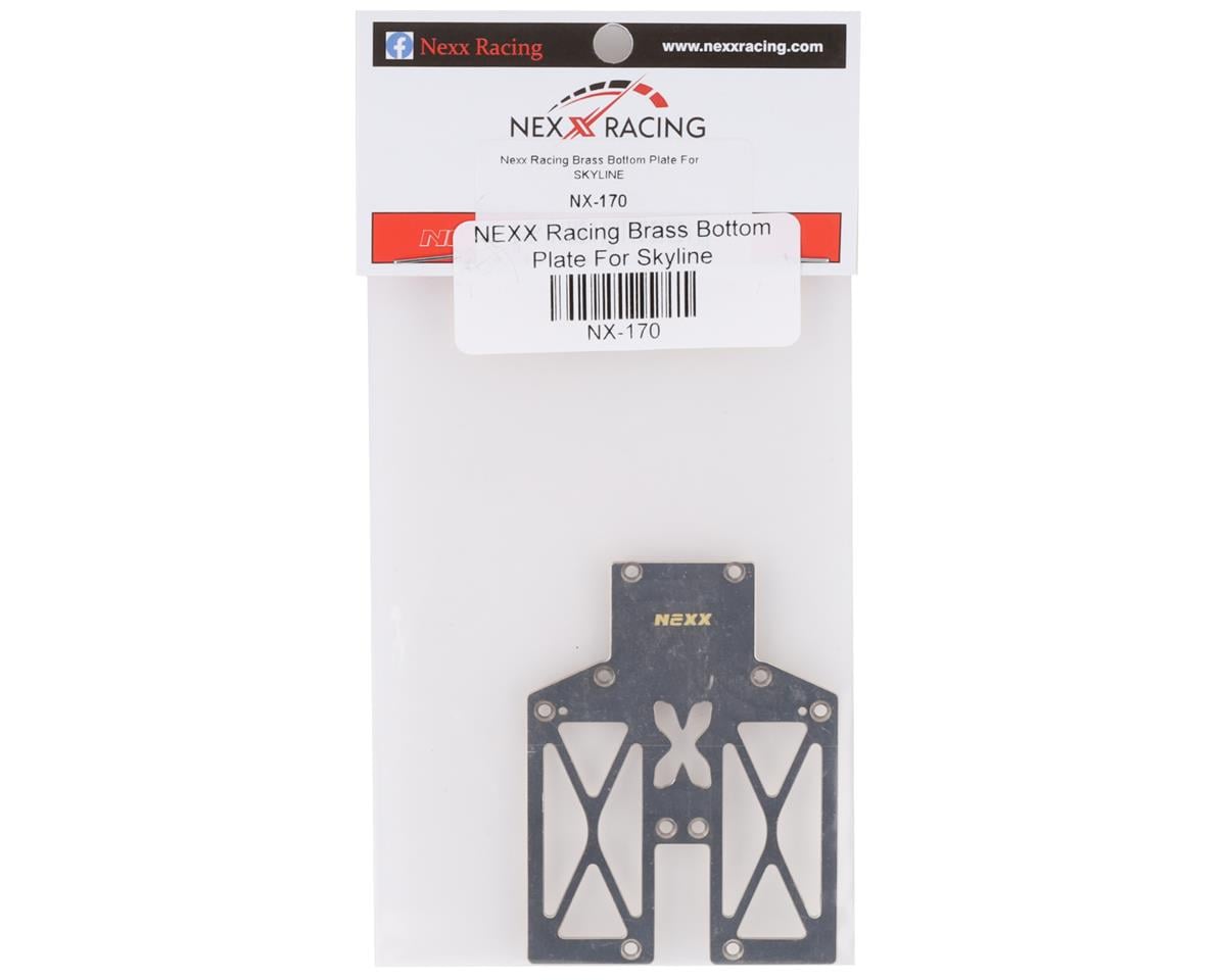 NEXX Racing Brass Bottom Plate For Skyline Chassis