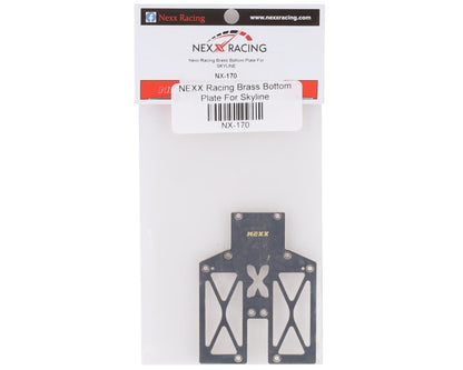 NEXX Racing Brass Bottom Plate For Skyline Chassis