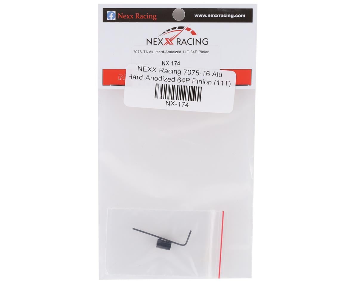 NEXX Racing Aluminum Hard Anodized 64P Pinion (11T)