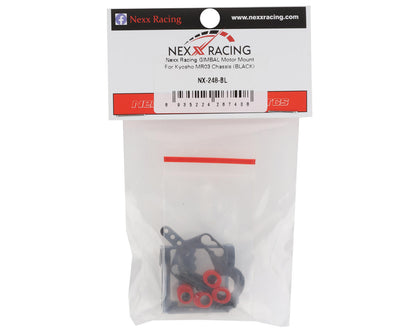 NEXX Racing MR-03 Gimbal Motor Mount (Black)