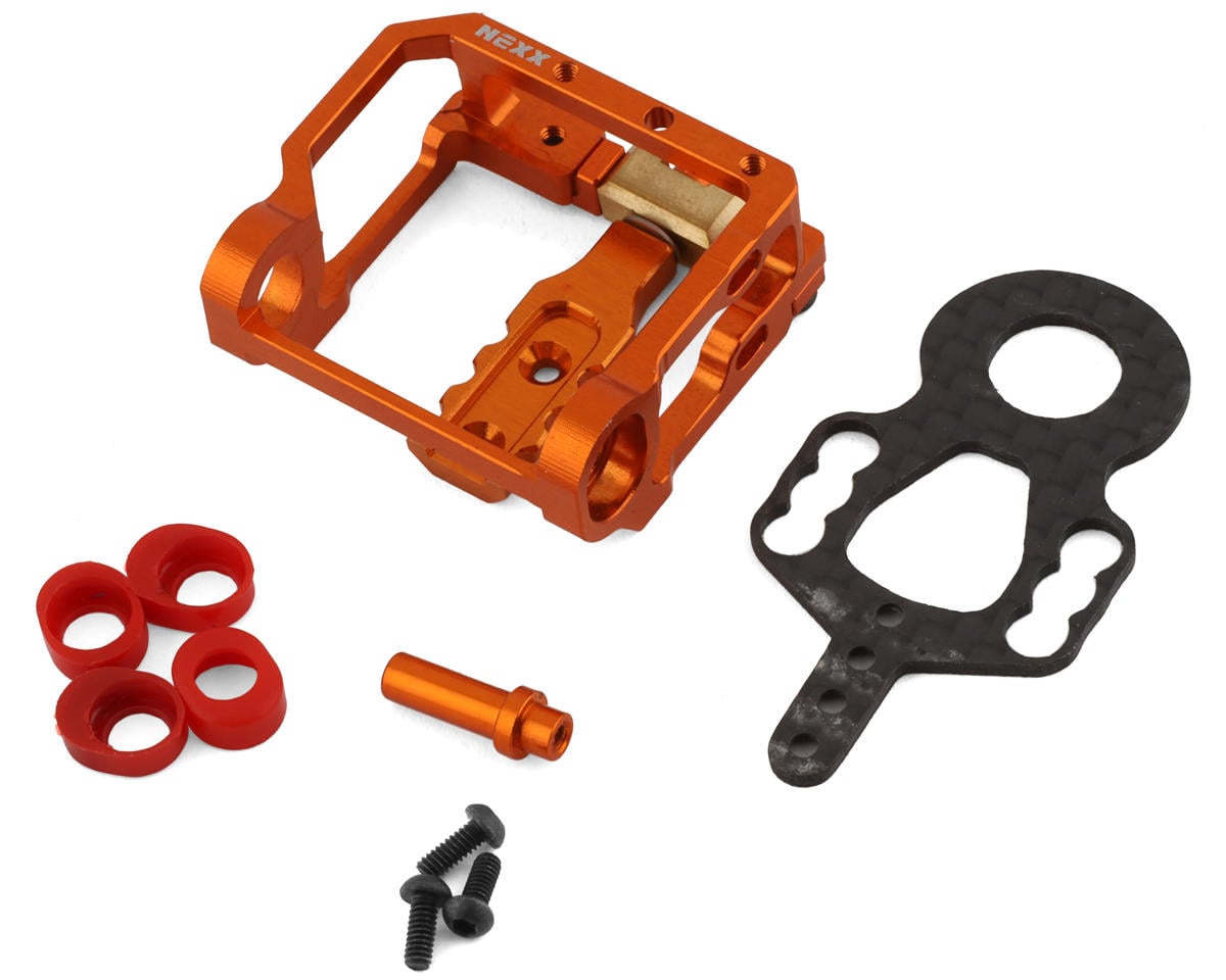 NEXX Racing MR-03 Gimbal Motor Mount (Orange)