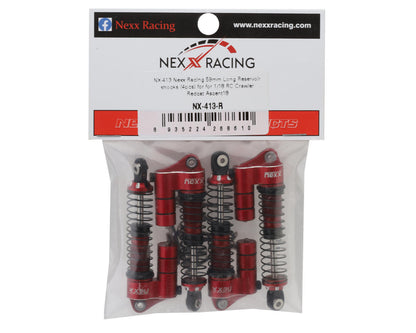 NEXX Racing Redcat Ascent-18 59mm Aluminum Oil-Filled Reservoir Shocks