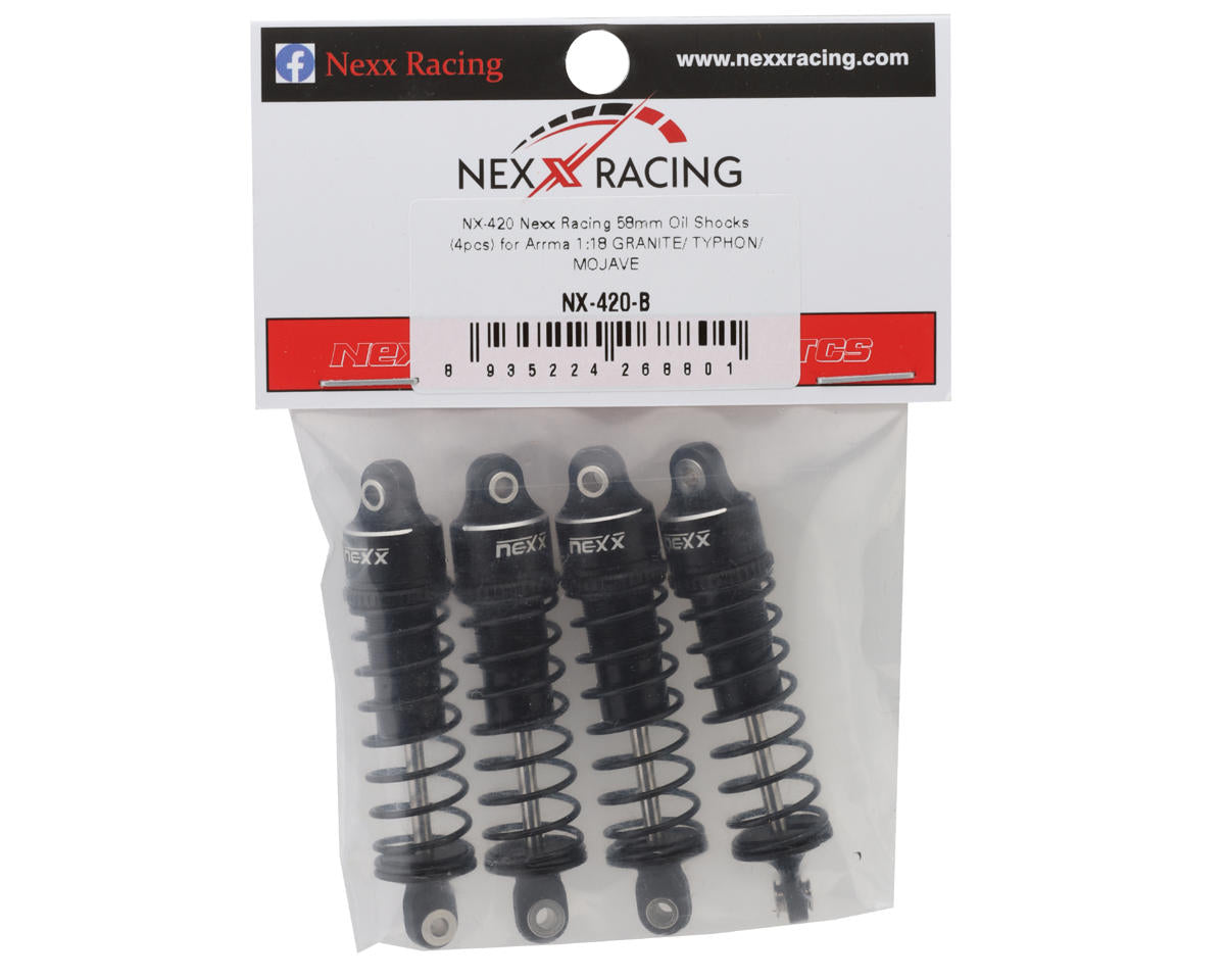 NEXX Racing Arrma Grom Threaded Aluminum Oil-Filled Shocks