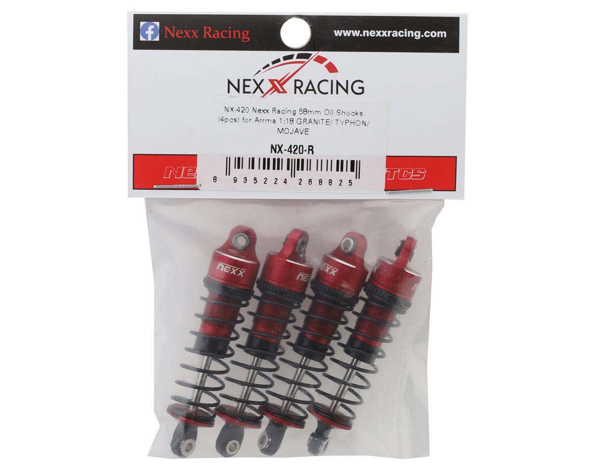 NEXX Racing Arrma Grom Threaded Aluminum Oil-Filled Shocks
