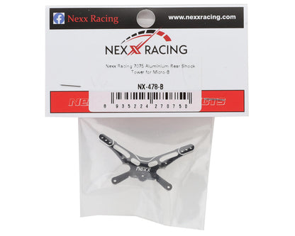 NEXX Racing Losi Micro-B 7075 Aluminium Rear Shock Tower (Black)