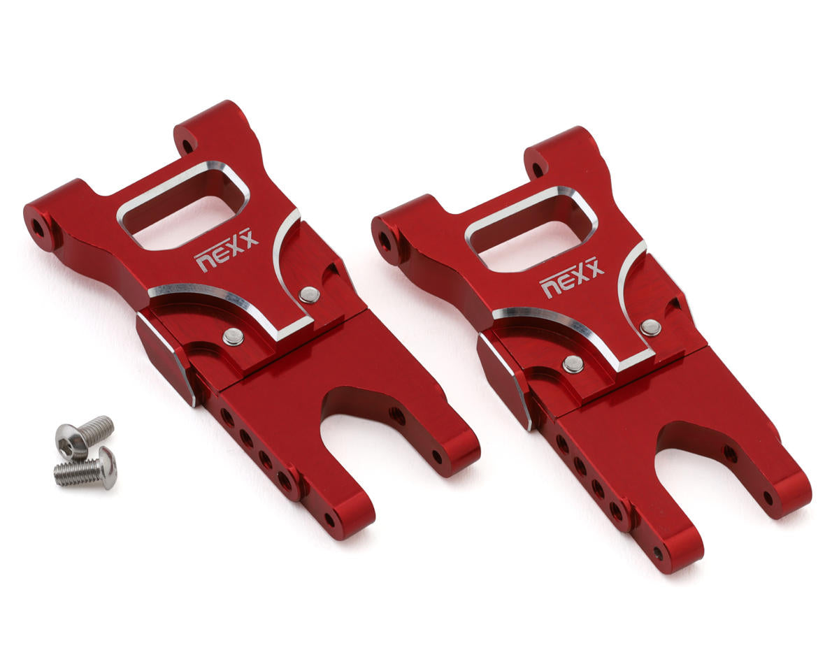 NEXX Racing MST RMX 2.5 Aluminum Rear Lower Arm Set (Red) (2)