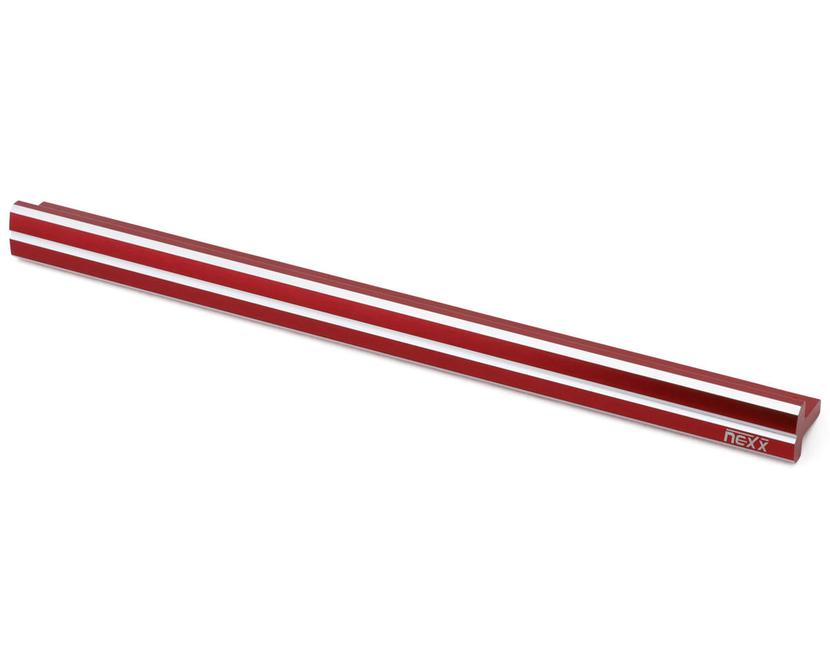 NEXX Racing Aluminum Center Chassis T-Bar Brace for Traxxas® Jato® 4x4 (Red)