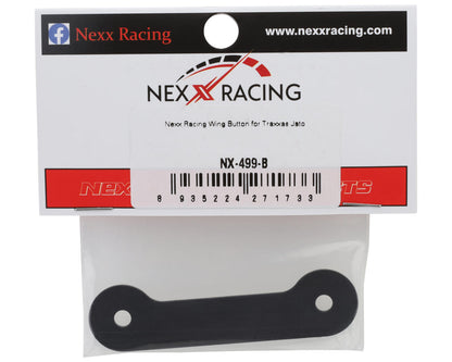 NEXX Racing One-Piece Aluminum Wing Button for Traxxas® Jato® 4x4 (Black)