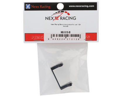 NEXX Racing Losi® Micro-B Aluminum Servo Mount (Black)