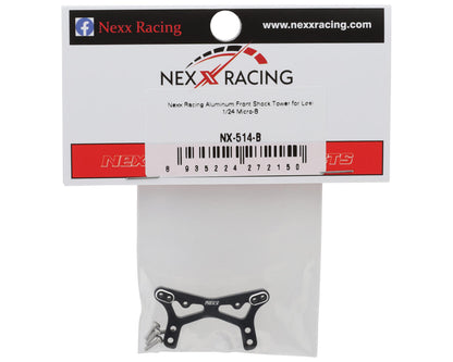 NEXX Racing Losi® Micro-B Aluminum Front Shock Tower (Black)