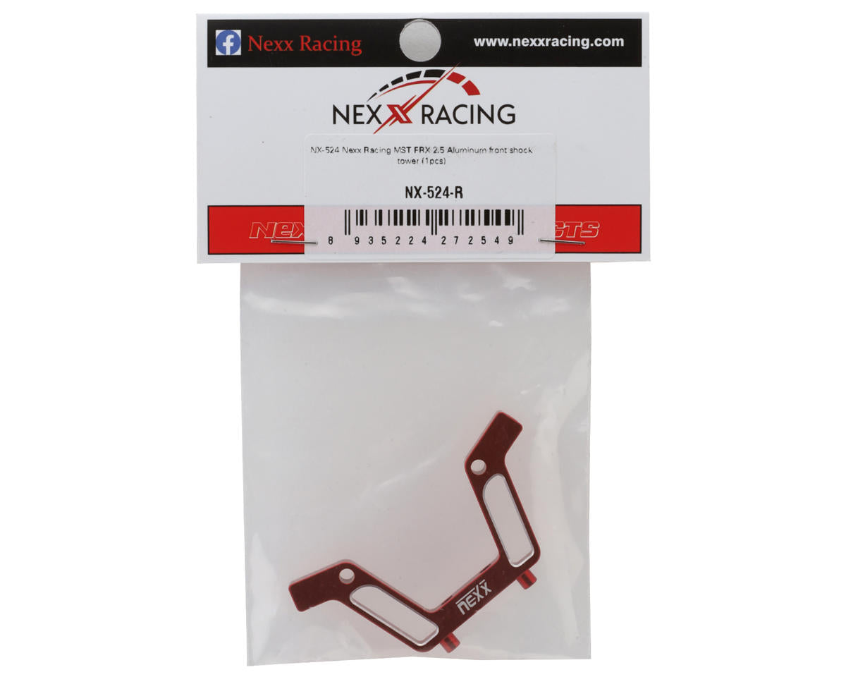 NEXX Racing MST FRX Aluminum Front Shock Tower (Red)