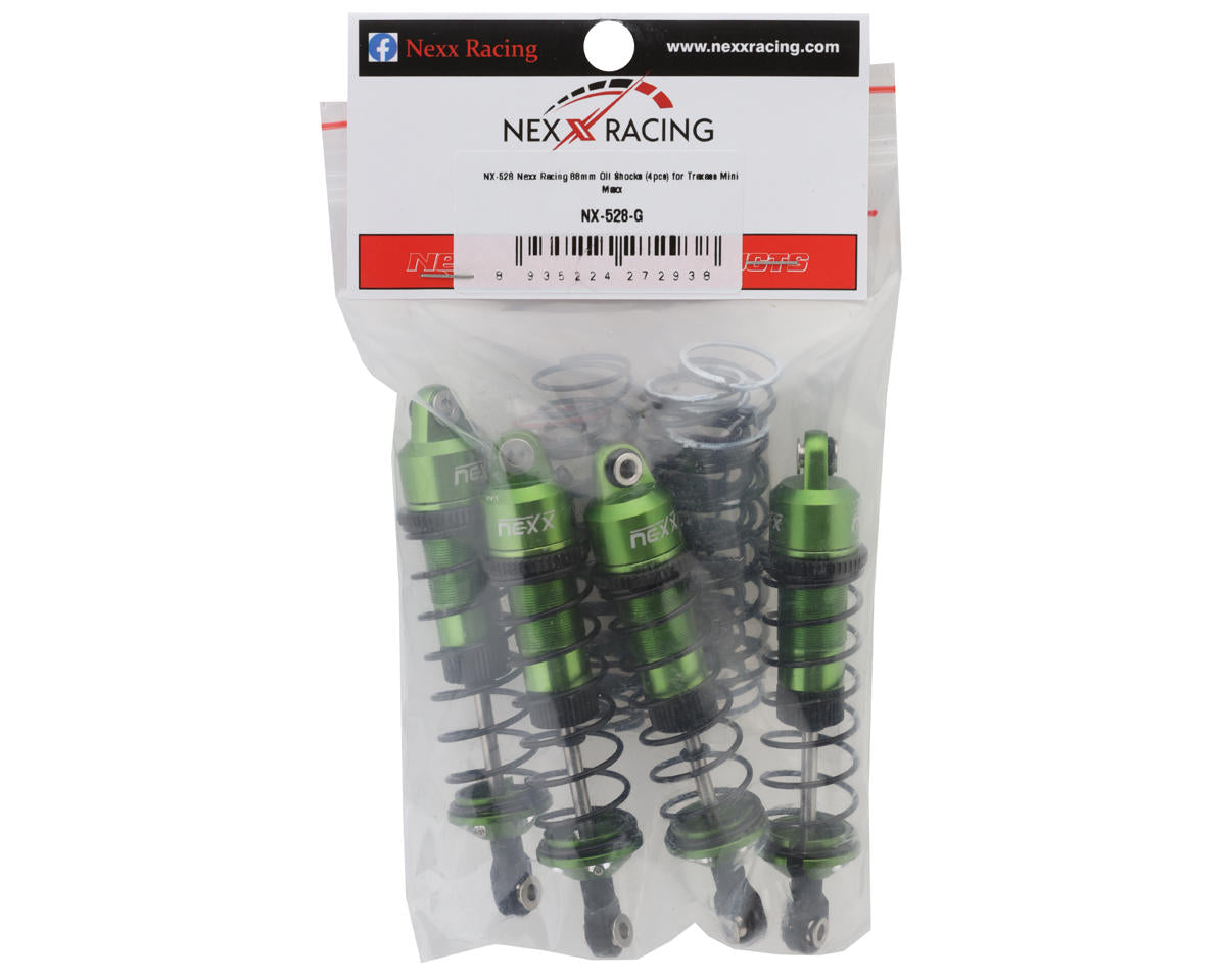 NEXX Racing Aluminum Threaded Oil-Filled Shocks for Traxxas® 4x4 Mini Maxx®