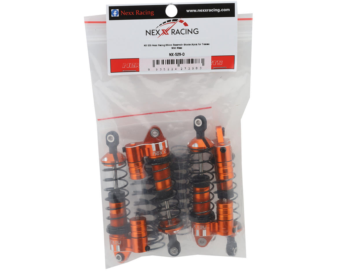 NEXX Racing Aluminum Oil-Filled Reservoir Shocks for Traxxas® 4x4 Mini Maxx®