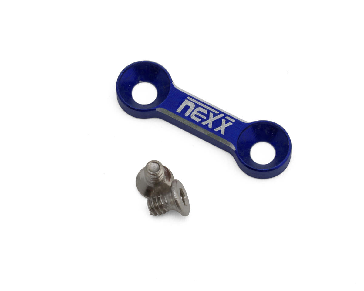 NEXX Racing Losi® Micro-B/Micro-T Aluminum Rear Wing Mount Button (Blue)