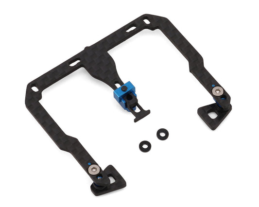 NEXX Racing Team Associated RC28 Carbon Fiber Battery & Center Shock Mount Set