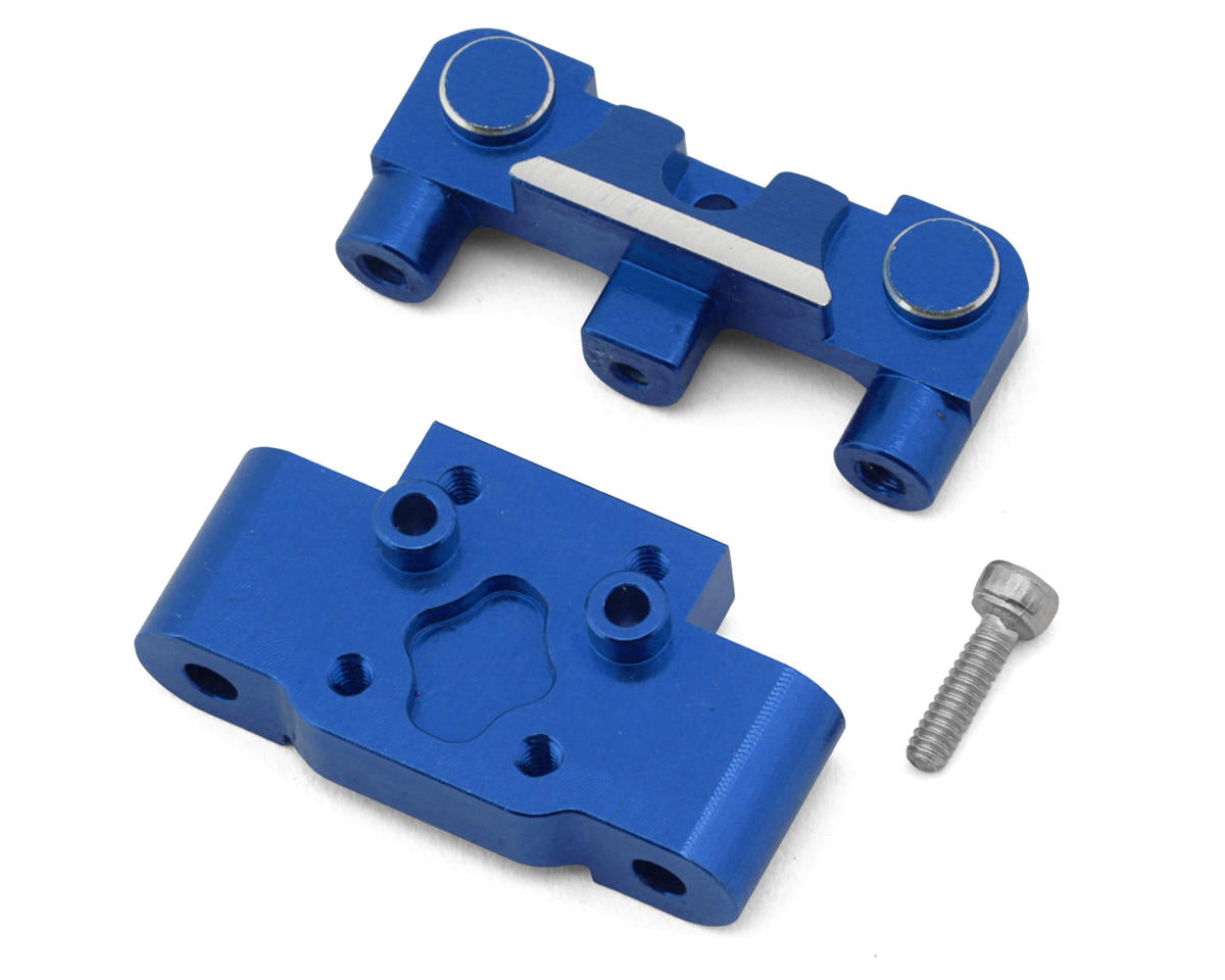 NEXX Racing Maverick Microbe Aluminum Front Bulkhead Set (Blue)