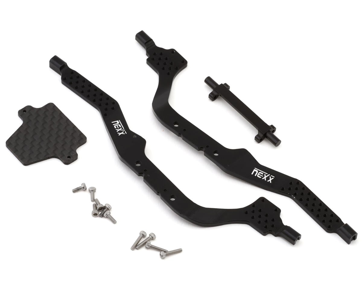 NEXX Racing Axial SCX30 LCG Aluminum Chassis Kit (Black)