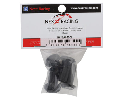 NEXX Racing 1/28 Mini-Z Racing Rims Threaded Side Walls Specialized Tools (4)