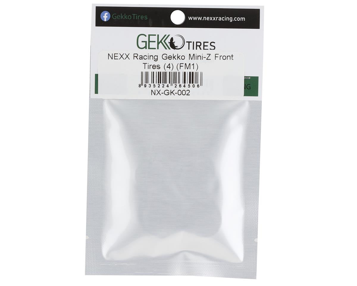 NEXX Racing Gekko Mini-Z Front Tires (4) (FM1)
