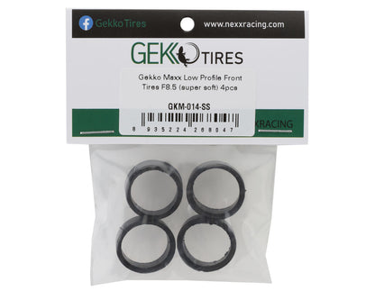 NEXX Racing Gekko Maxx Low Profile Front F8.5 Tires (4) (Super Soft)
