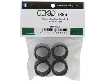 NEXX Racing Gekko Maxx R14 Rear Tires (4) (Medium)