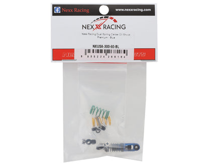 NEXX Racing Mini-Z Premium Aluminum Dual Spring Oil-Filled Center Shock (Blue)