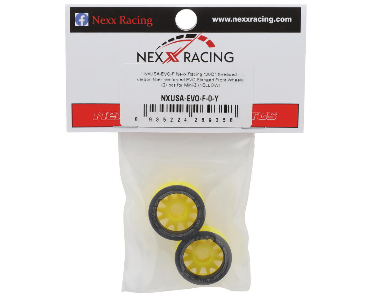 NEXX Racing Mini-Z RWD "JUD" EVO Front Threaded Side-Wall Carbon Fiber Rims