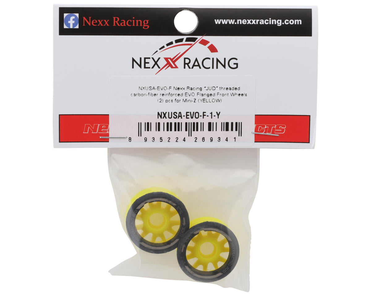 NEXX Racing Mini-Z RWD "JUD" EVO Front Threaded Side-Wall Carbon Fiber Rims