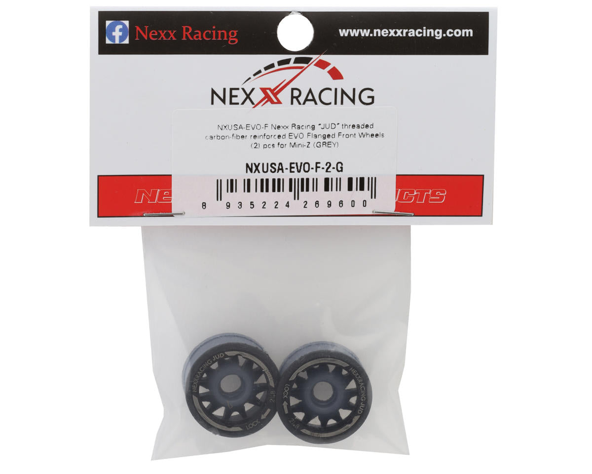 NEXX Racing Mini-Z RWD "JUD" EVO Front Threaded Side-Wall Carbon Fiber Rims