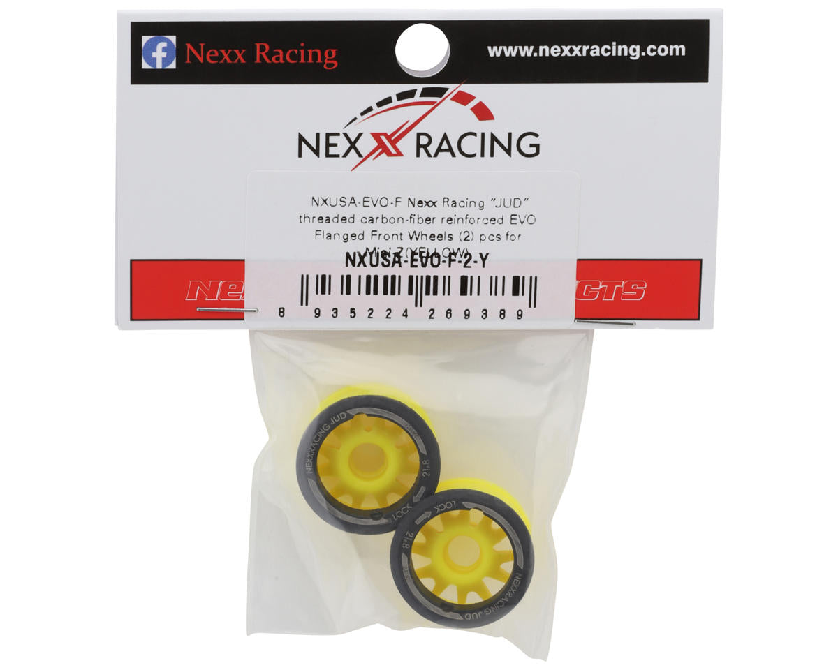 NEXX Racing Mini-Z RWD "JUD" EVO Front Threaded Side-Wall Carbon Fiber Rims