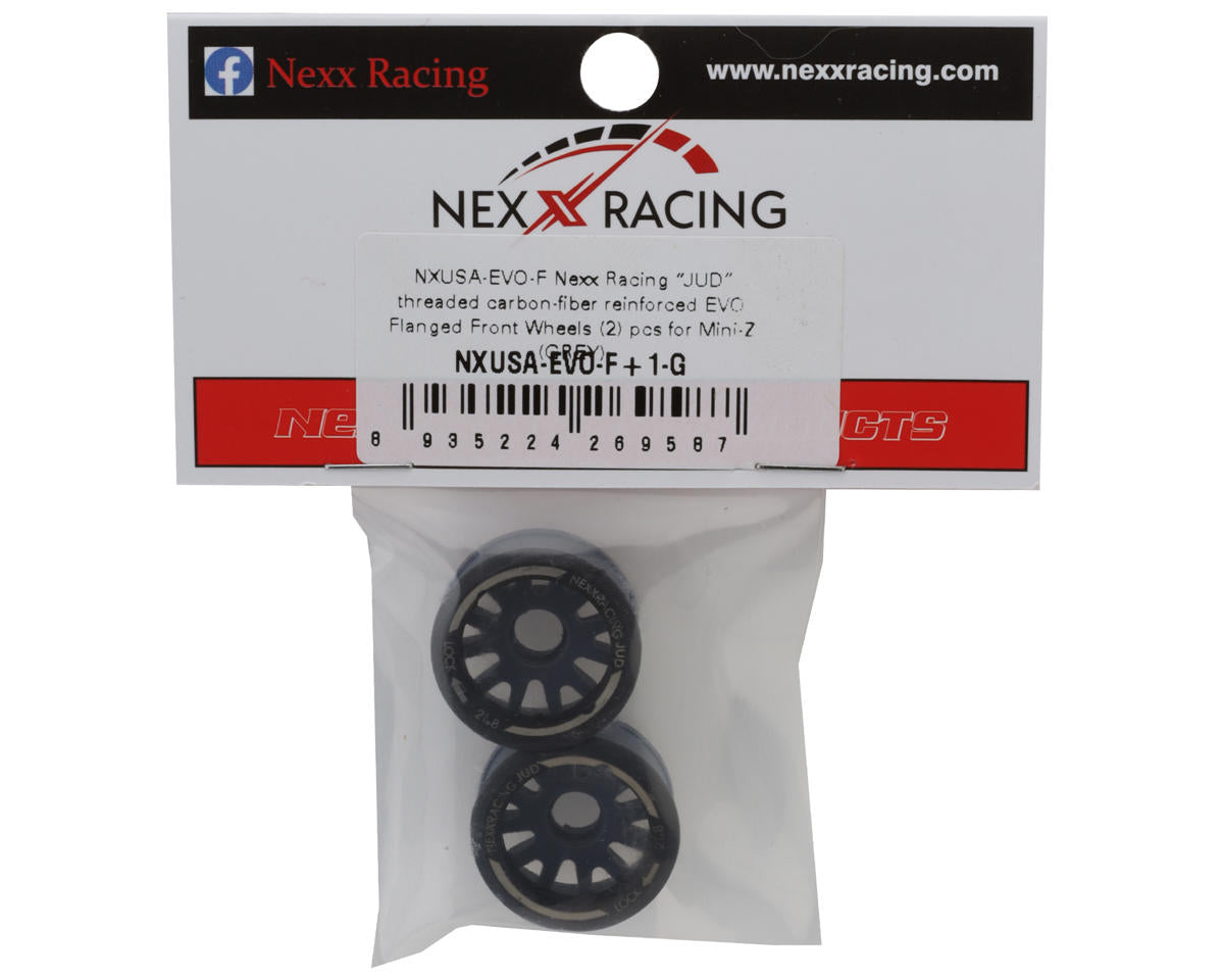 NEXX Racing Mini-Z RWD "JUD" EVO Front Threaded Side-Wall Carbon Fiber Rims
